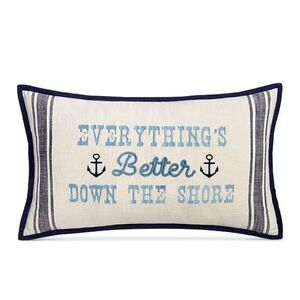 14X24 Down the shore Decorative Pillow Lacourte